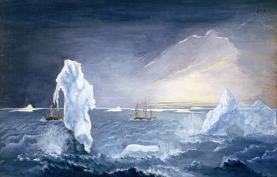 Arctic Sea Glow by Johann Georg Adam Forster